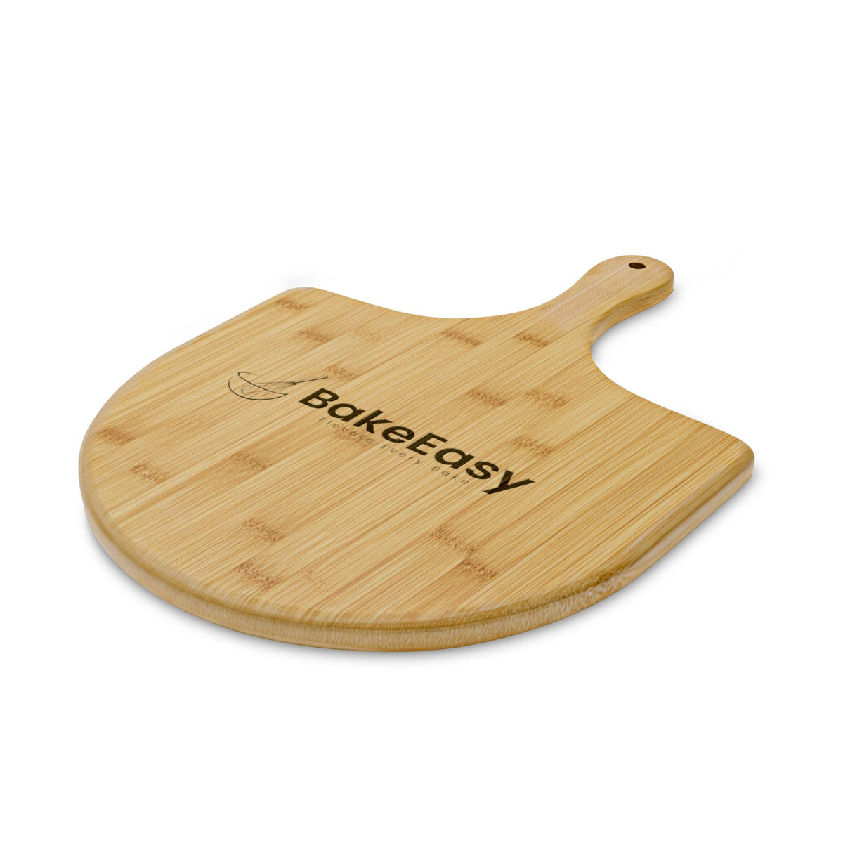 Engraved Bamboo Pizza Peel Board – Personalized BakeEasy Serving Paddle